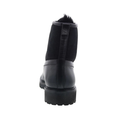 Aquatalia Gitano Waterproof M107401 Mens Black Leather Casual Dress Boots