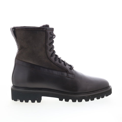 Aquatalia Gitano Waterproof M107434 Mens Brown Leather Casual Dress Boots