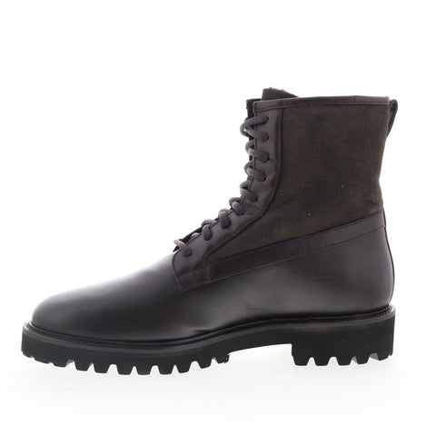 Aquatalia Gitano Waterproof M107434 Mens Brown Leather Casual Dress Boots