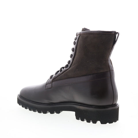 Aquatalia Gitano Waterproof M107434 Mens Brown Leather Casual Dress Boots
