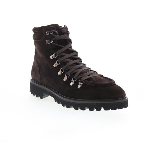 Aquatalia Gustavo Waterproof M107554 Mens Gray Suede Casual Dress Boots