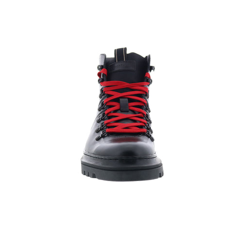 Aquatalia Edwin Waterproof M108401 Mens Black Leather Casual Dress Boots