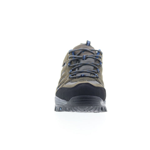 Propet Ridge Walker Low M3598 Mens Gray Suede Athletic Hiking Shoes