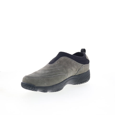 Propet Wash N Wear II SR Mens Gray Extra Wide Lifestyle Sneakers Shoes