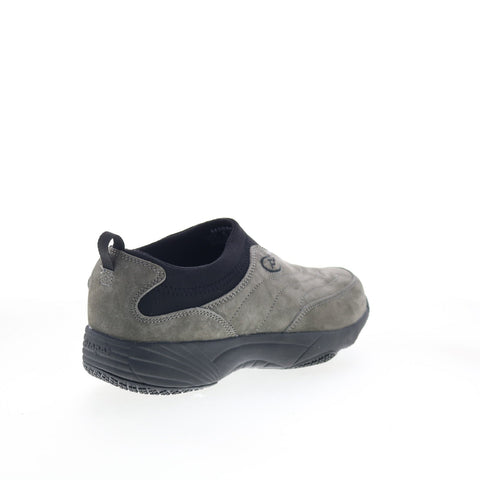 Propet Wash N Wear II SR Mens Gray Extra Wide Lifestyle Sneakers Shoes