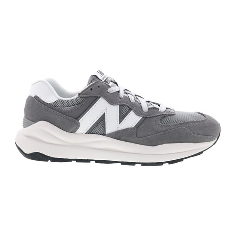 New Balance 574 M5740VPB Mens Gray Suede Lace Up Lifestyle Sneakers Shoes