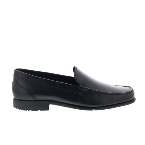 Rockport Classic Loafer Venetian BM76440 Mens Black Wide Loafers Casual Shoes