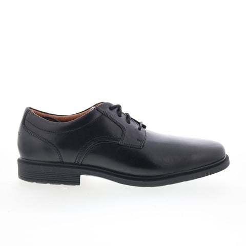 Rockport Dressports Luxe Plain Toe OX Mens Black Wide Oxfords Casual Shoes