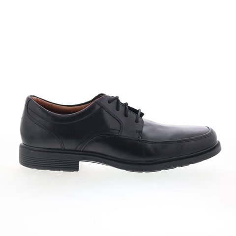 Rockport Dressports Luxe Apron Toe Mens Black Wide Casual Oxfords Shoes