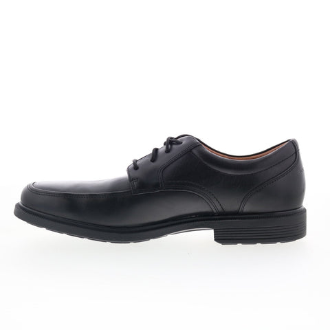 Rockport Dressports Luxe Apron Toe Mens Black Wide Casual Oxfords Shoes