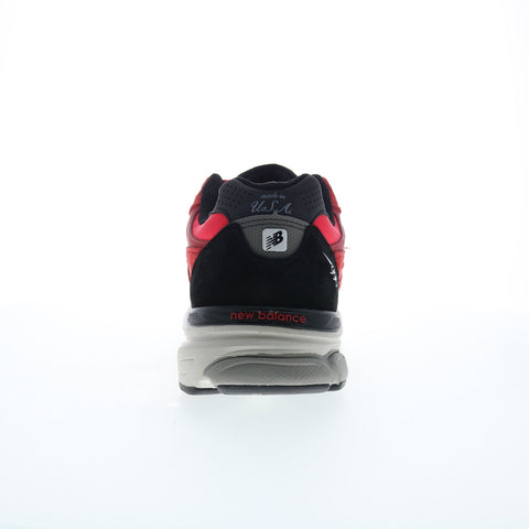 New Balance 990 M990PL3 Mens Red Suede Lace Up Lifestyle Sneakers Shoes