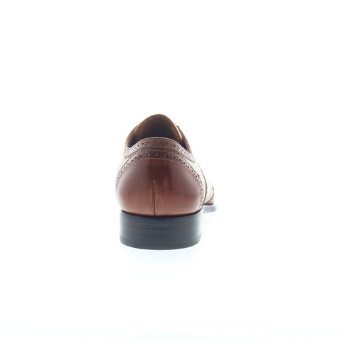 Mezlan M Wingtip Mens Brown Leather Oxfords Wingtip & Brogue Shoes