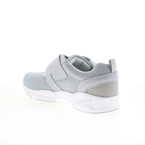 Propet Stability X Strap MAA013MLGR Mens Gray Mesh Lifestyle Sneakers Shoes
