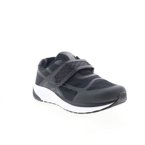 Propet One Strap Mens Black Extra Extra Wide 6E Lifestyle Sneakers Shoes