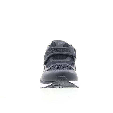 Propet One Strap MAA023MBGR Mens Black Wide Lifestyle Sneakers Shoes
