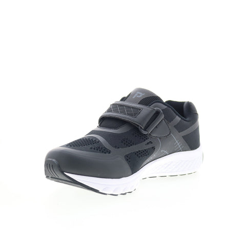 Propet One Strap MAA023MBGR Mens Black Wide Lifestyle Sneakers Shoes