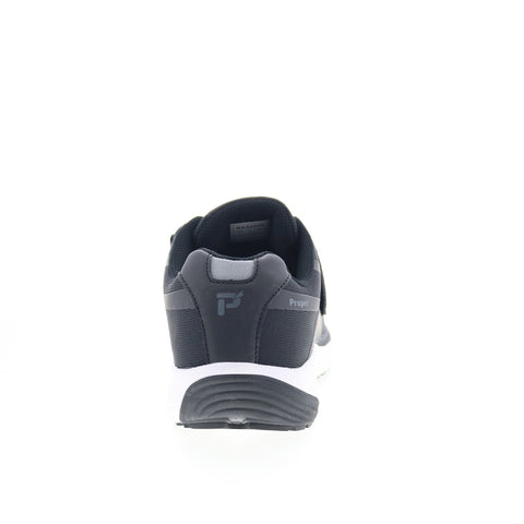 Propet One Strap MAA023MBGR Mens Black Wide Lifestyle Sneakers Shoes