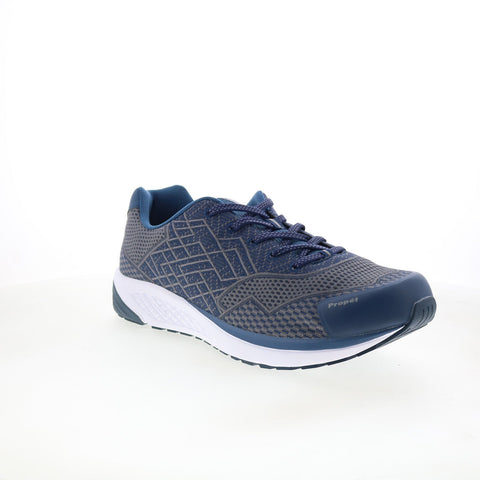 Propet One MAA102MNVG Mens Blue Mesh Lace Up Lifestyle Sneakers Shoes