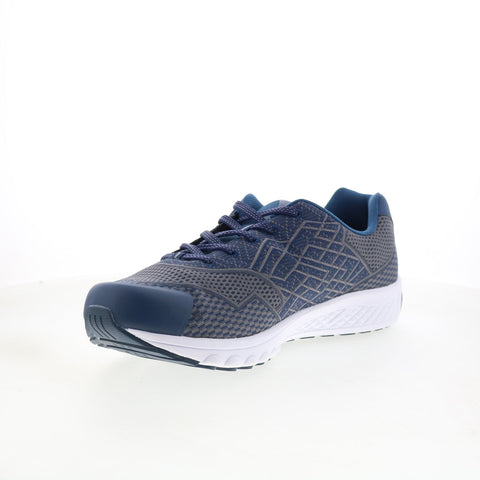 Propet One MAA102MNVG Mens Blue Mesh Lace Up Lifestyle Sneakers Shoes