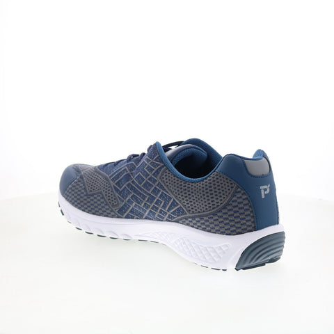 Propet One MAA102MNVG Mens Blue Mesh Lace Up Lifestyle Sneakers Shoes