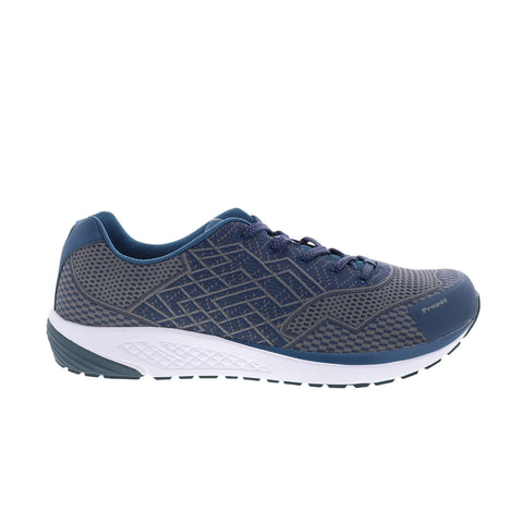 Propet One MAA102MNVG Mens Blue Mesh Lace Up Lifestyle Sneakers Shoes