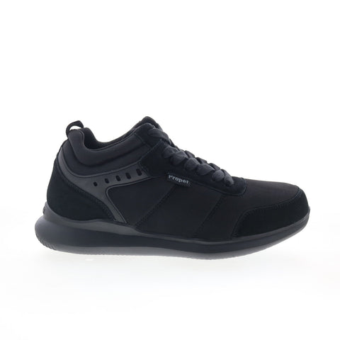 Propet Viator Hi All MAA112MABL Mens Black Wide Lifestyle Sneakers Shoes