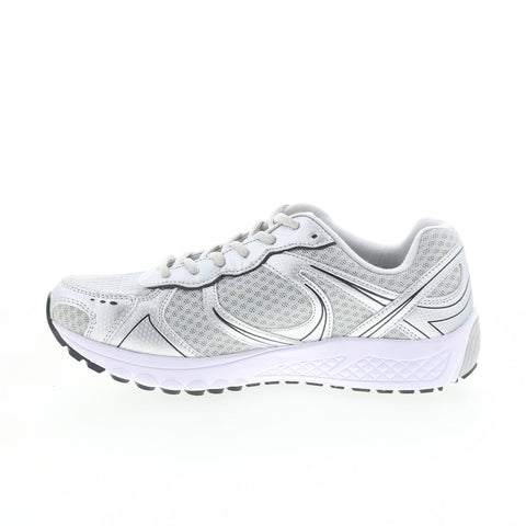 Propet X5 Mens Gray Extra Wide 3E Synthetic Lifestyle Sneakers Shoes