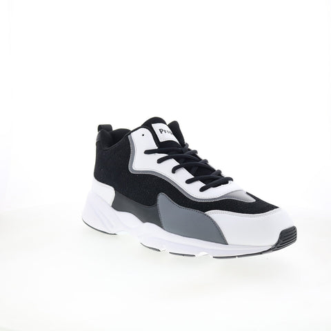 Propet Stability Mid MAA292PBW Mens Black Extra Wide Lifestyle Sneakers Shoes