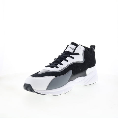 Propet Stability Mid MAA292PBW Mens Black Extra Wide Lifestyle Sneakers Shoes