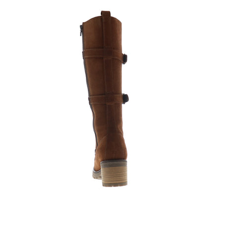 Bos. & Co. Mace Womens Brown Suede Lace Up Knee High Boots