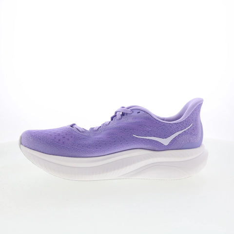 Hoka Mach 6 1147810-ARFL Womens Purple Mesh Lace Up Athletic Running Shoes