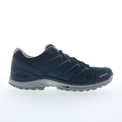 Lowa Maddox 520607-7930 Womens Blue Mesh Lace Up Athletic Hiking Shoes