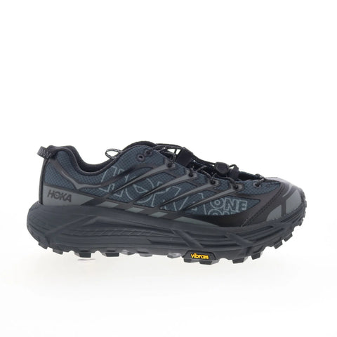 Hoka Mafate Three2 Wordmark 1175490-BCKT Mens Black Athletic Hiking Shoes