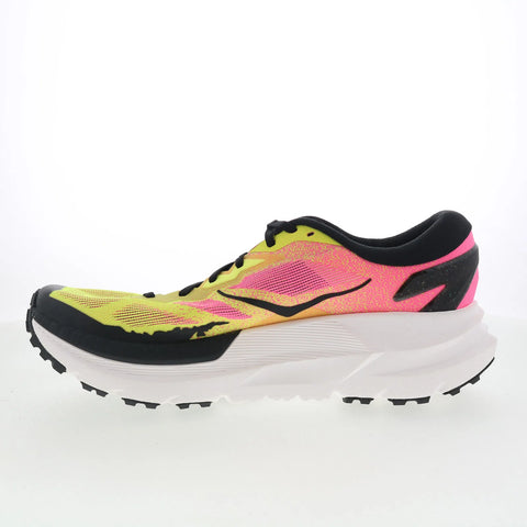 Hoka Mafate X 1161990-NNH Mens Pink Mesh Lace Up Athletic Hiking Shoes