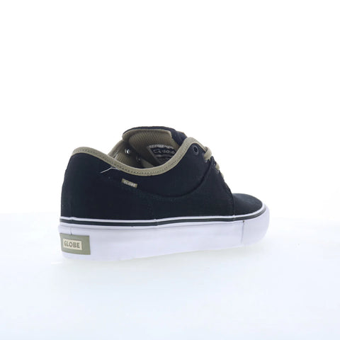 Globe Mahalo GBMAHALO Mens Black Canvas Skate Inspired Sneakers Shoes