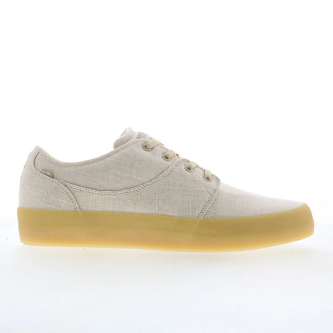 Globe Mahalo GBMAHALO Mens Beige Canvas Skate Inspired Sneakers Shoes
