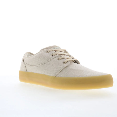 Globe Mahalo GBMAHALO Mens Beige Canvas Skate Inspired Sneakers Shoes