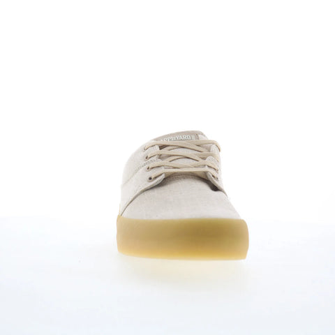Globe Mahalo GBMAHALO Mens Beige Canvas Skate Inspired Sneakers Shoes