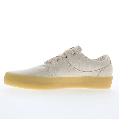 Globe Mahalo GBMAHALO Mens Beige Canvas Skate Inspired Sneakers Shoes