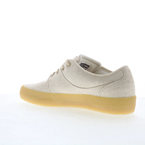 Globe Mahalo GBMAHALO Mens Beige Canvas Skate Inspired Sneakers Shoes