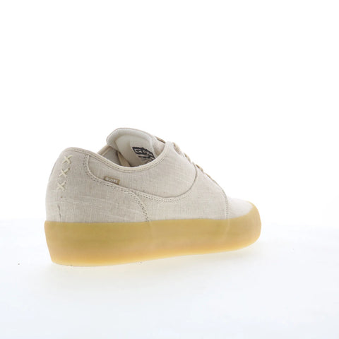 Globe Mahalo GBMAHALO Mens Beige Canvas Skate Inspired Sneakers Shoes