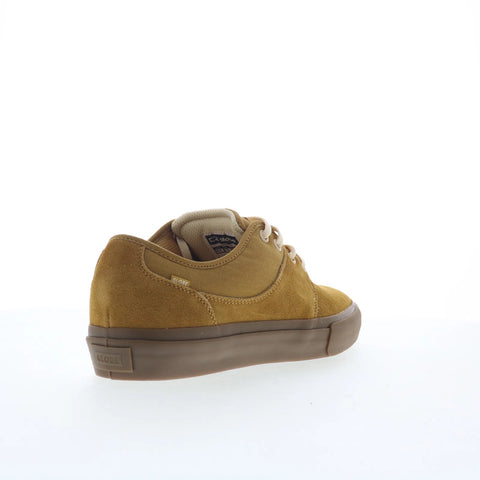 Globe Mahalo GBMAHALO Mens Brown Suede Lace Up Skate Inspired Sneakers Shoes