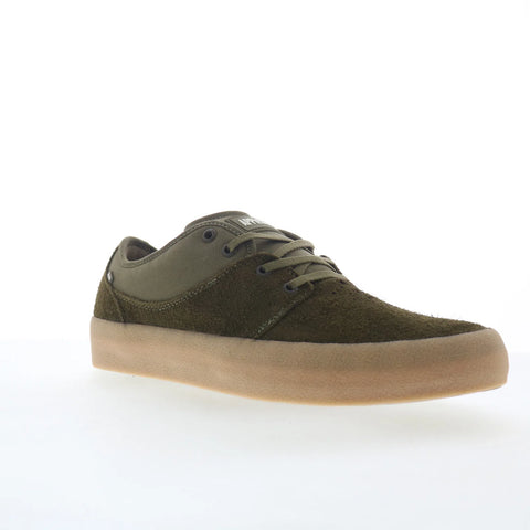 Globe Mahalo GBMAHALO Mens Green Suede Skate Inspired Sneakers Shoes