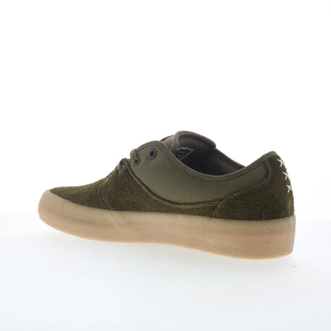 Globe Mahalo GBMAHALO Mens Green Suede Skate Inspired Sneakers Shoes
