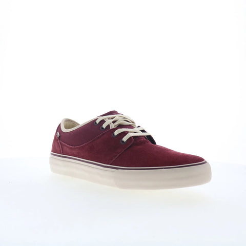 Globe Mahalo GBMAHALO Mens Burgundy Suede Skate Inspired Sneakers Shoes