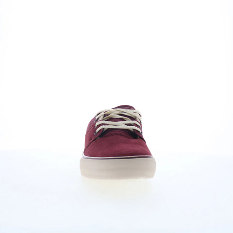Globe Mahalo GBMAHALO Mens Burgundy Suede Skate Inspired Sneakers Shoes