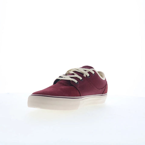 Globe Mahalo GBMAHALO Mens Burgundy Suede Skate Inspired Sneakers Shoes