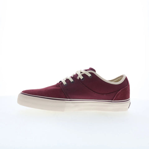 Globe Mahalo GBMAHALO Mens Burgundy Suede Skate Inspired Sneakers Shoes