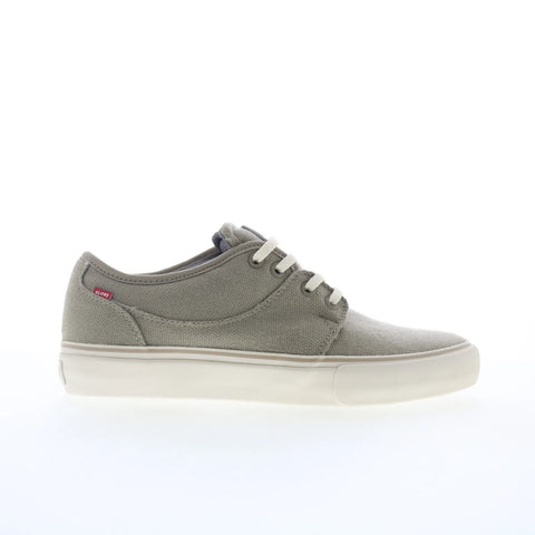 Globe Mahalo GBMAHALO Mens Gray Canvas Lace Up Skate Inspired Sneakers Shoes