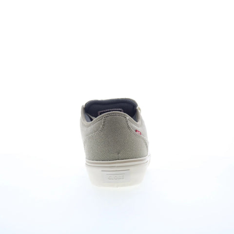 Globe Mahalo GBMAHALO Mens Gray Canvas Lace Up Skate Inspired Sneakers Shoes